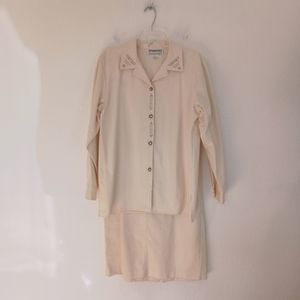 Vtg Starfire Rhinestone Maxi Skirt Outfit